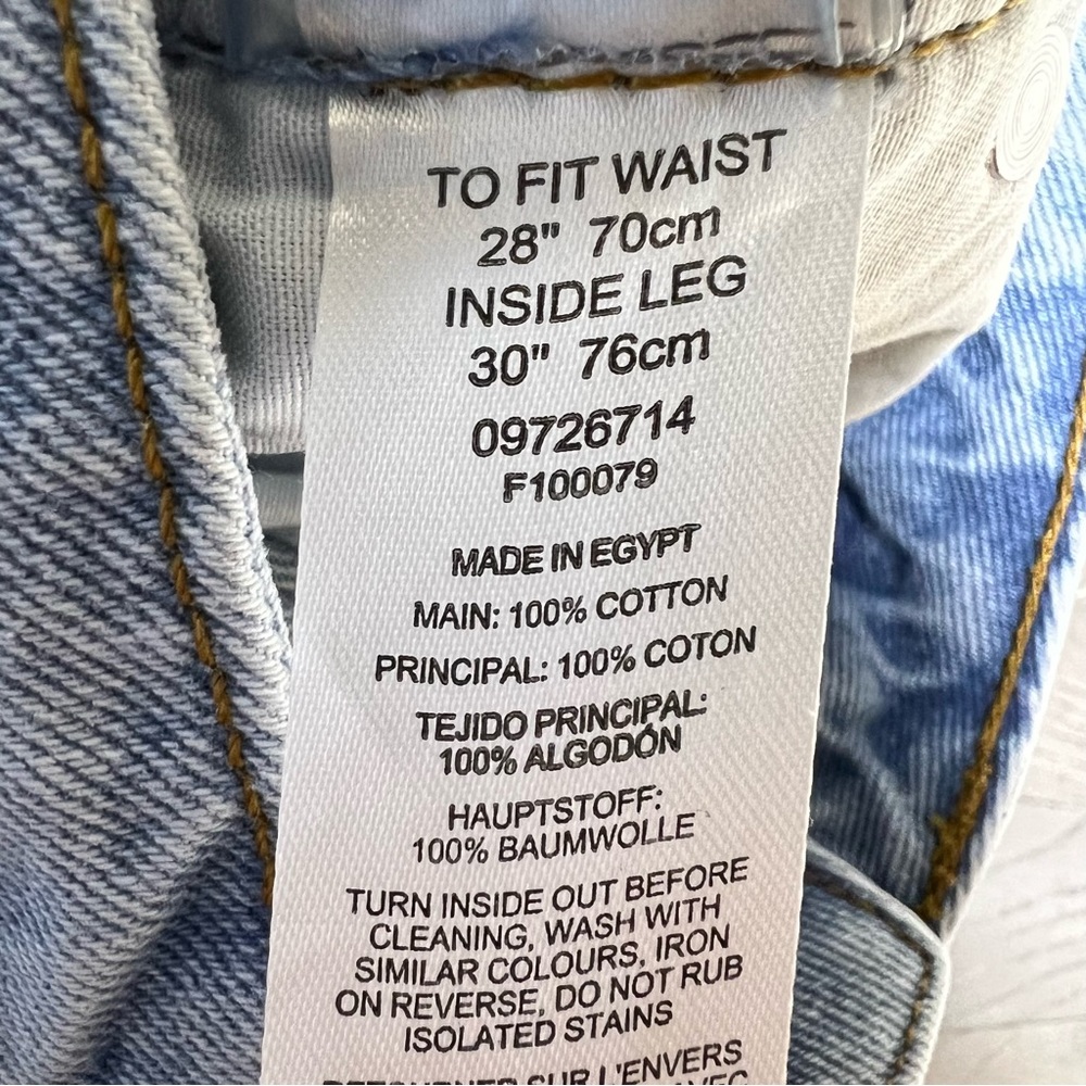 ASOS High Rise Blue Jeans - Picture 11 of 11